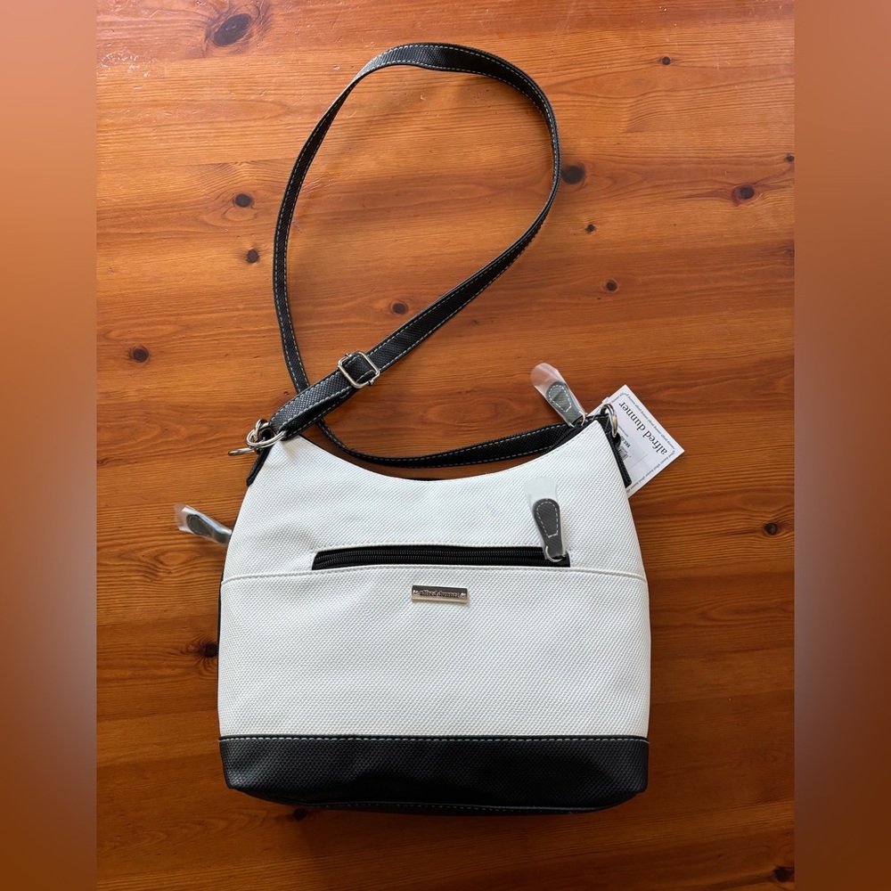 NWT Alfred Dunner Black and White Women's Bag